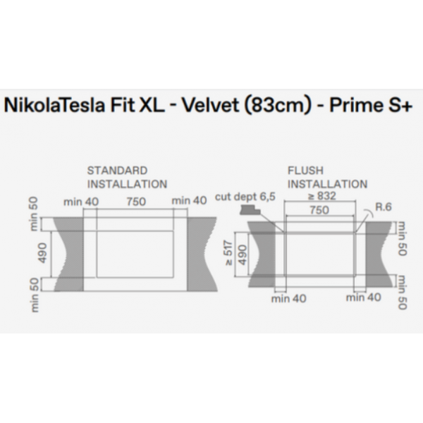 Варочная поверхность Elica NIKOLATESLA FIT XL RAW BR/A/83